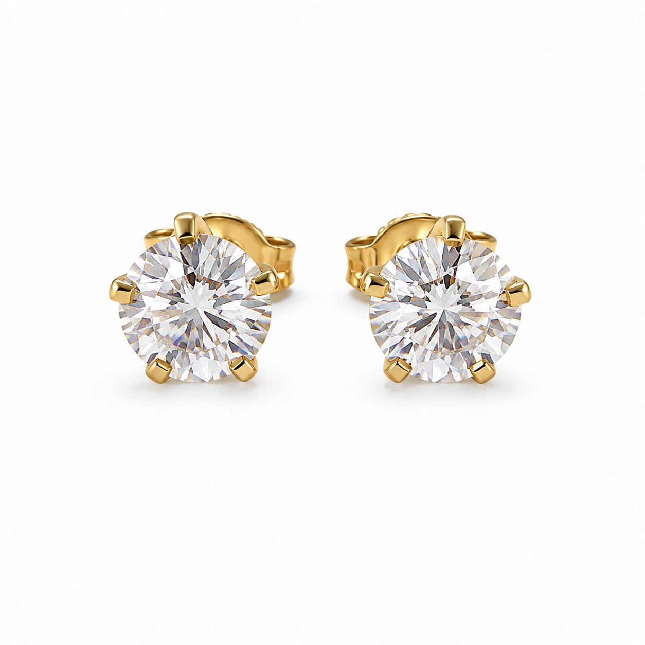Unisex-Ohrringe aus 18 Karat Gold TIZIANO TIZ OR 66
