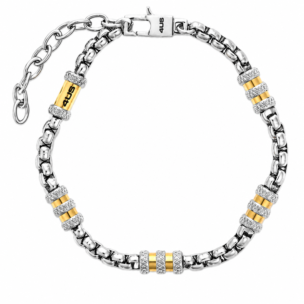 Herrenarmband aus Edelstahl 4US Paciotti 4US 4UBR8652