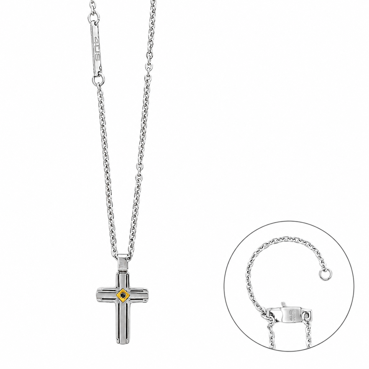 Collana da Uomo con Croce in Acciaio 4US Paciotti 4US 4UCL8300
