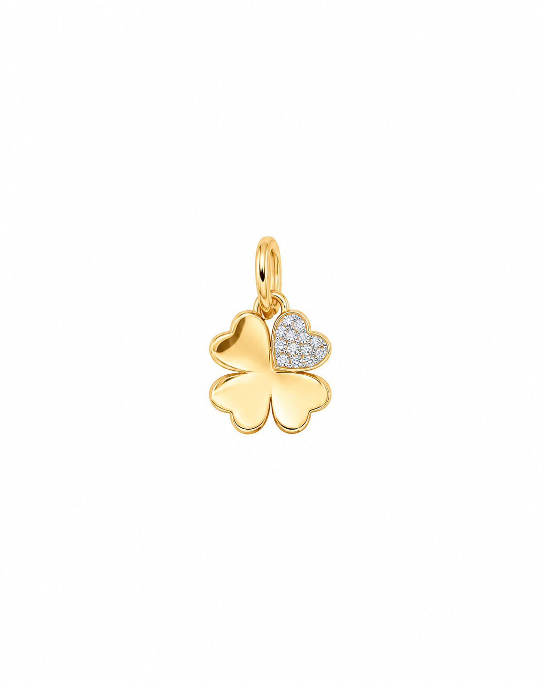 Charm Quadrifoglio Charm-bar in Argento 925 Rue De Mille RDM CB-LCN 02