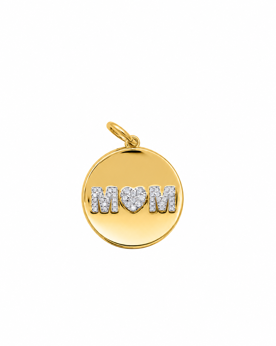 Charm Medaglia Tonda Mamma XL Charm-bar in Argento 925 Rue De Mille RDM CB-LCN 115