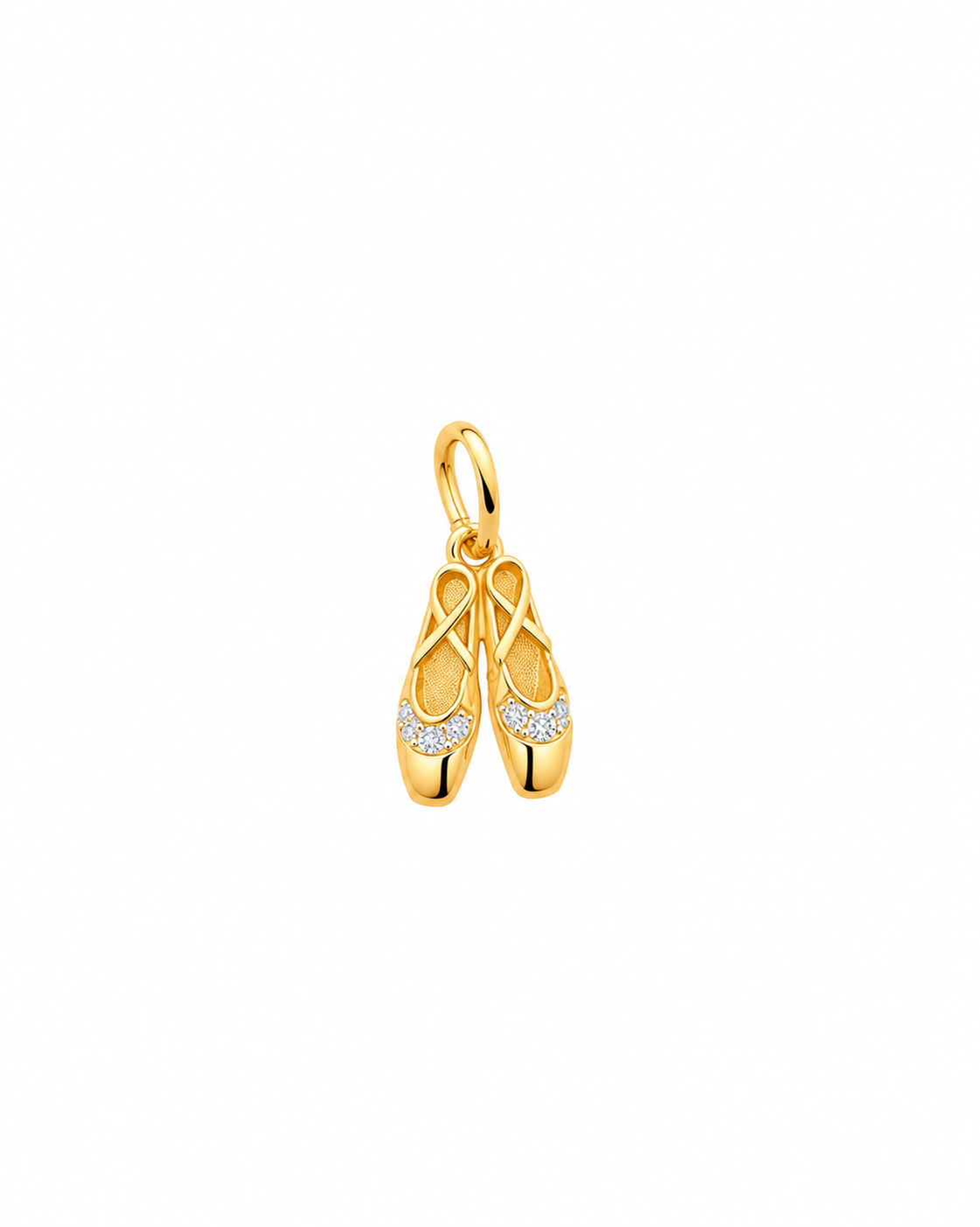 Charm Ballerina Shoes Charm-bar in Argento 925 Rue De Mille RDM CB-LCN 104