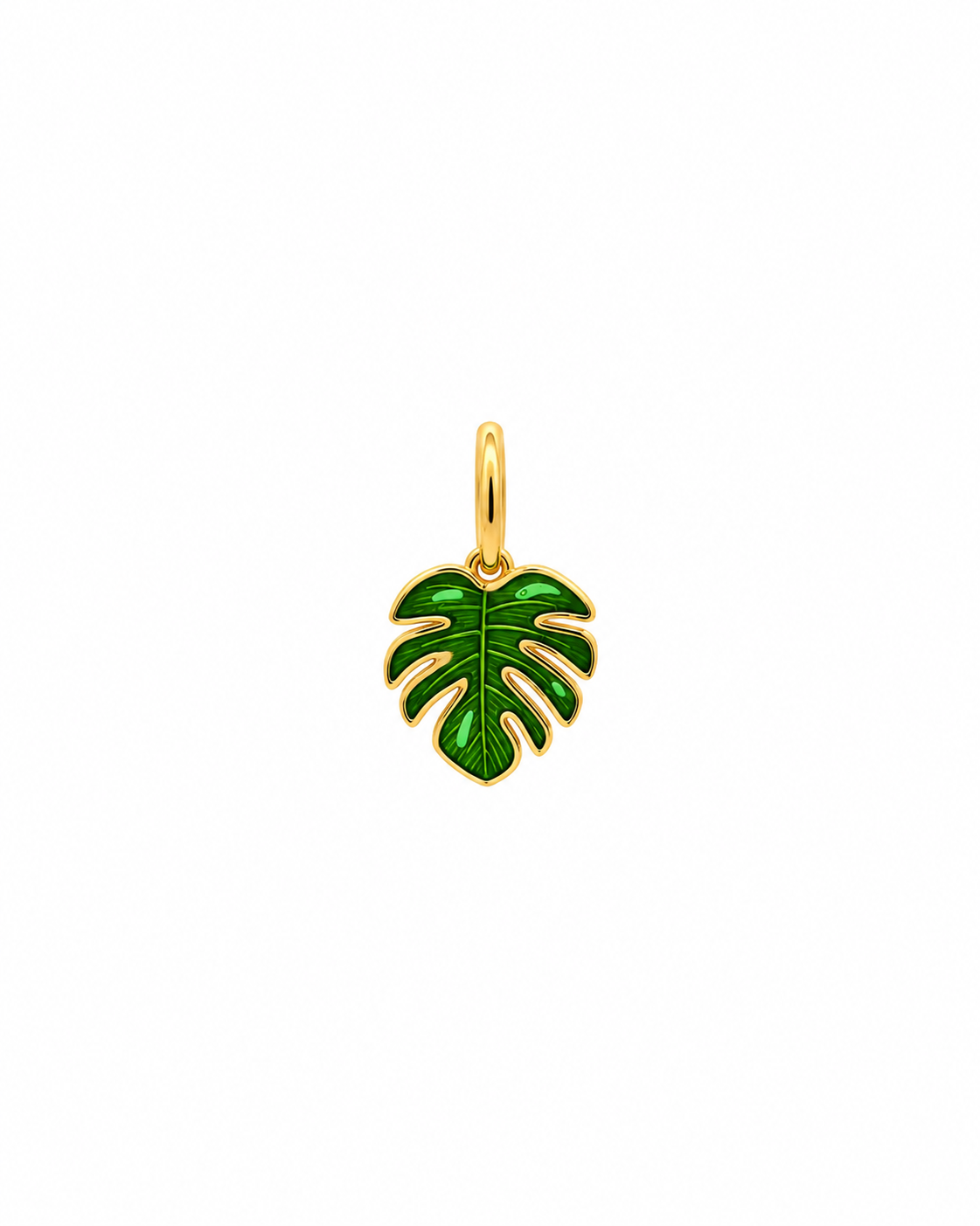Charm Foglia Tropicale Charm-bar in Argento 925 Rue De Mille RDM CB-LCN 124