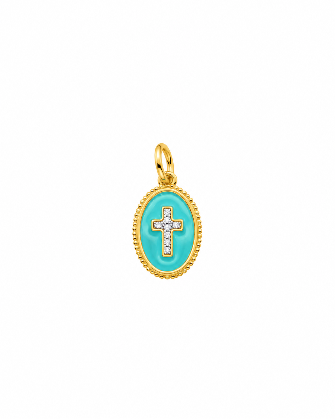 Charm Medaglia Croce Sky Charm-bar in Argento 925 Rue De Mille RDM CB-LCN 25