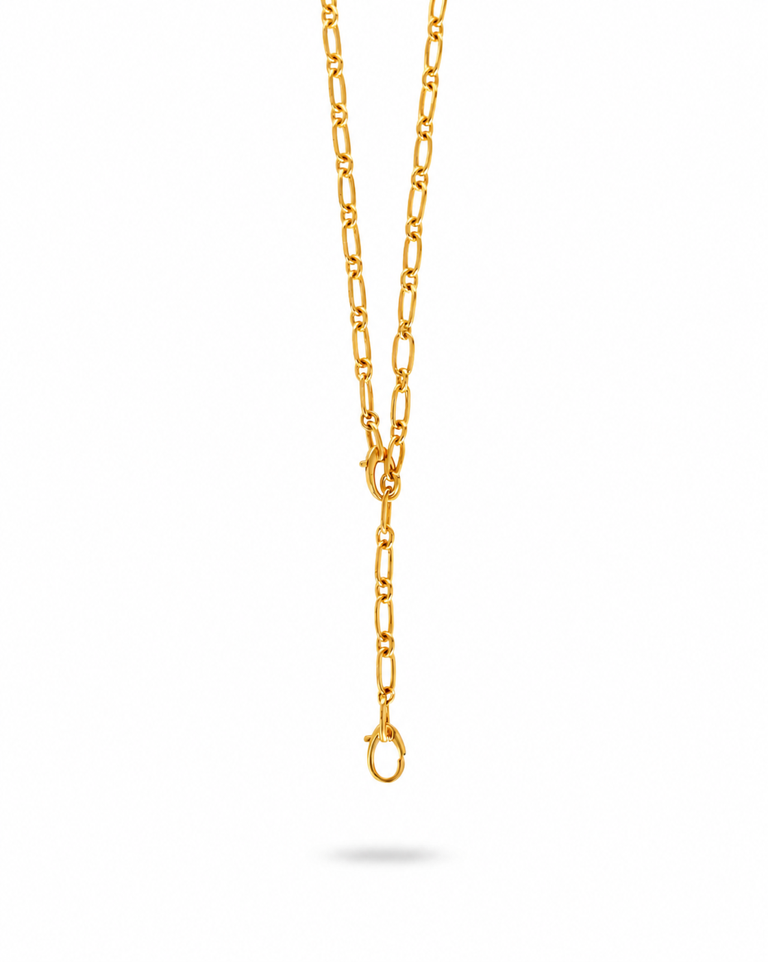 Collana Base per charm doppio moschettone in Argento 925 Rue de Mille RDM CB-LCL 04