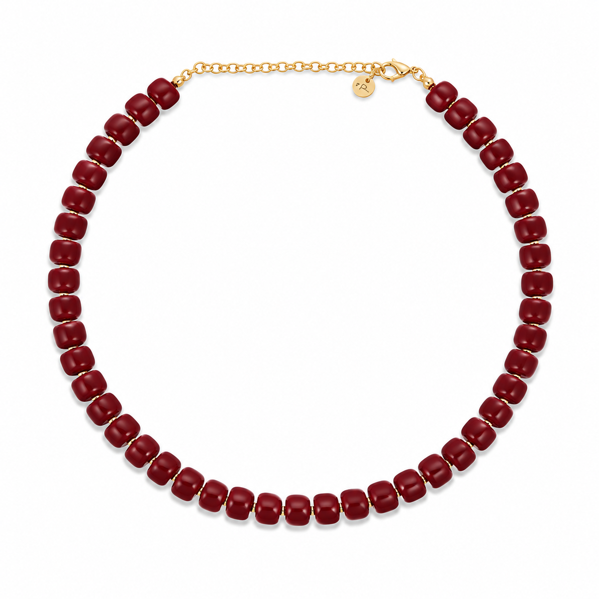Girocollo da Donna Base per charm Ibiza Burgundy in Argento 925 Rue de Mille RDM CB-LGR 16 C10