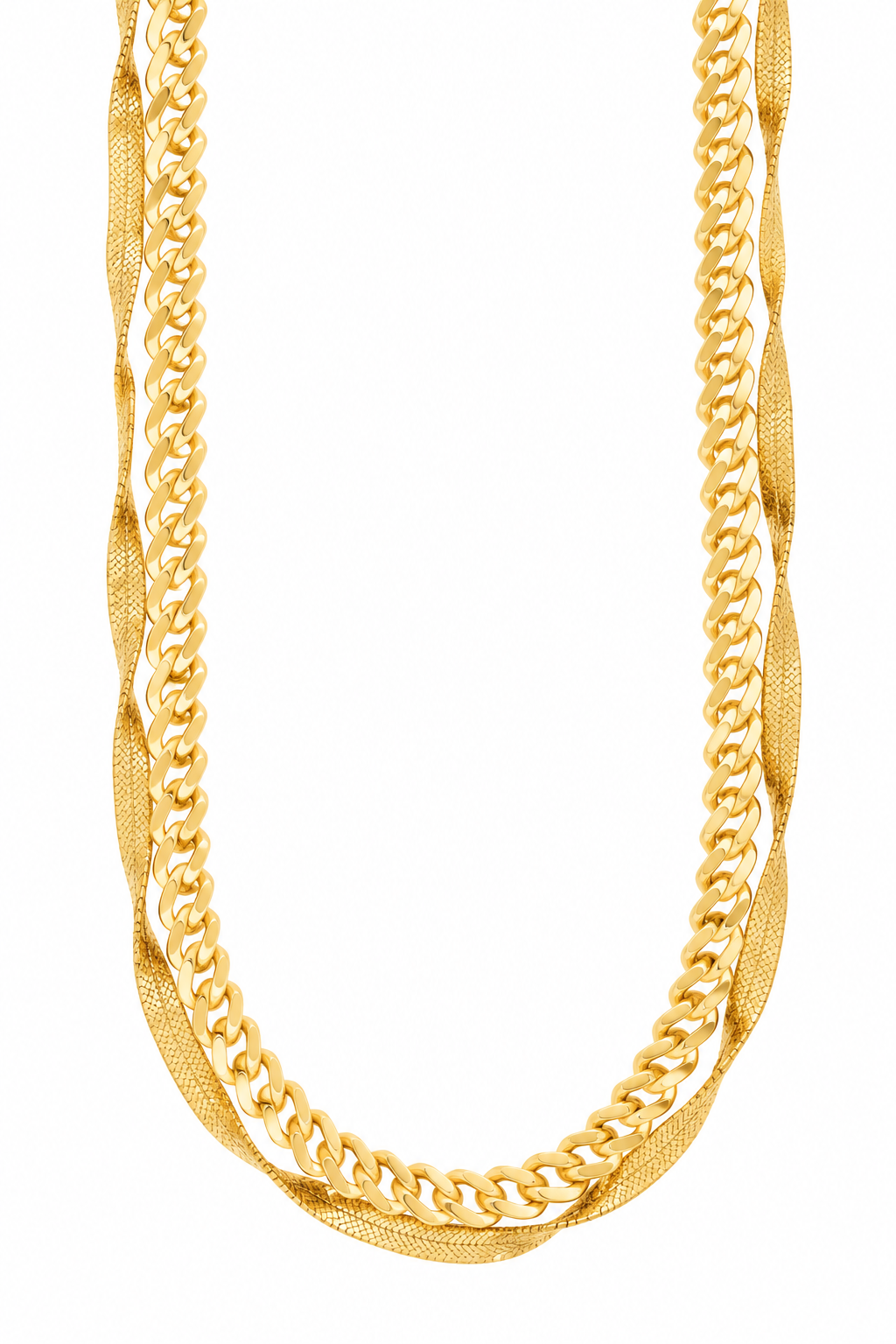 Collana da Donna Multifilo in Acciaio 4US Cesare Paciotti 4US 4UCL8383W