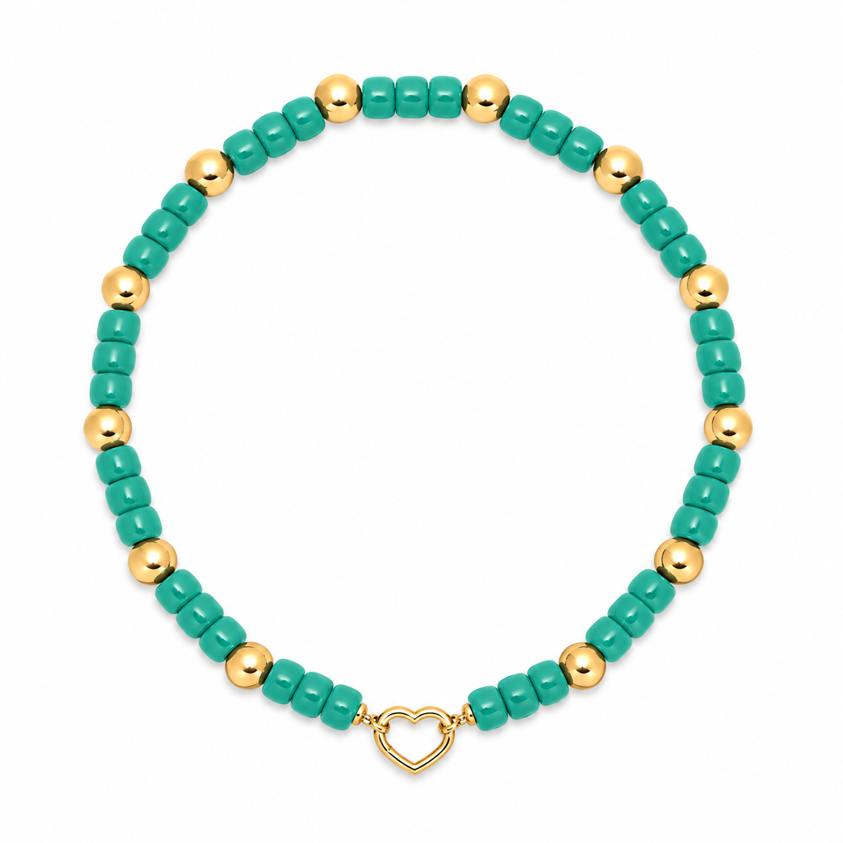 Girocollo da Donna Base per charm Boule Verde Laguna in Argento 925 Rue de Mille RDM CB-LGR 17 C14