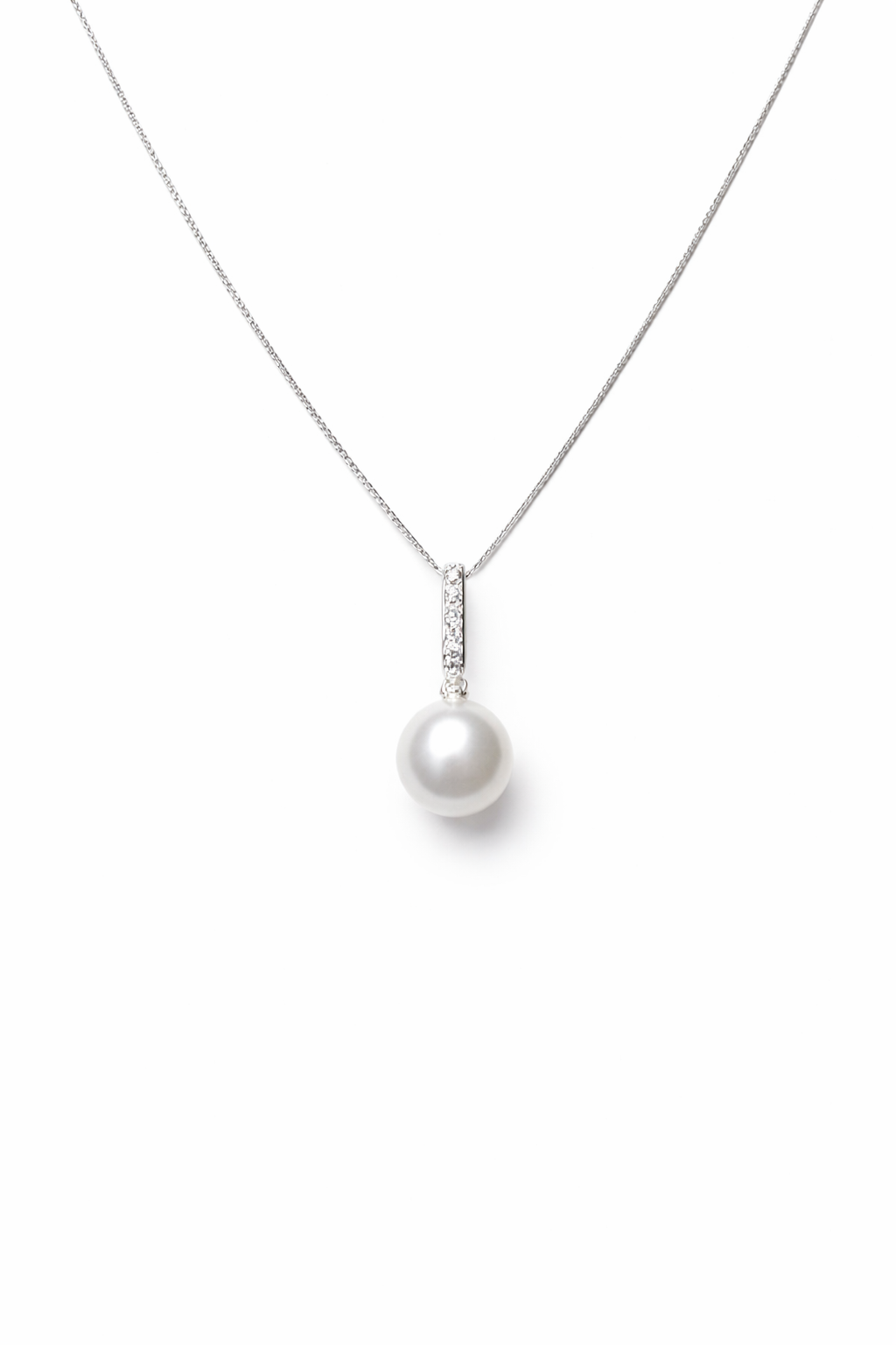 Collana da Donna con Perla in oro 9Kt e diamanti KIOTO CIO9KT-5P/7