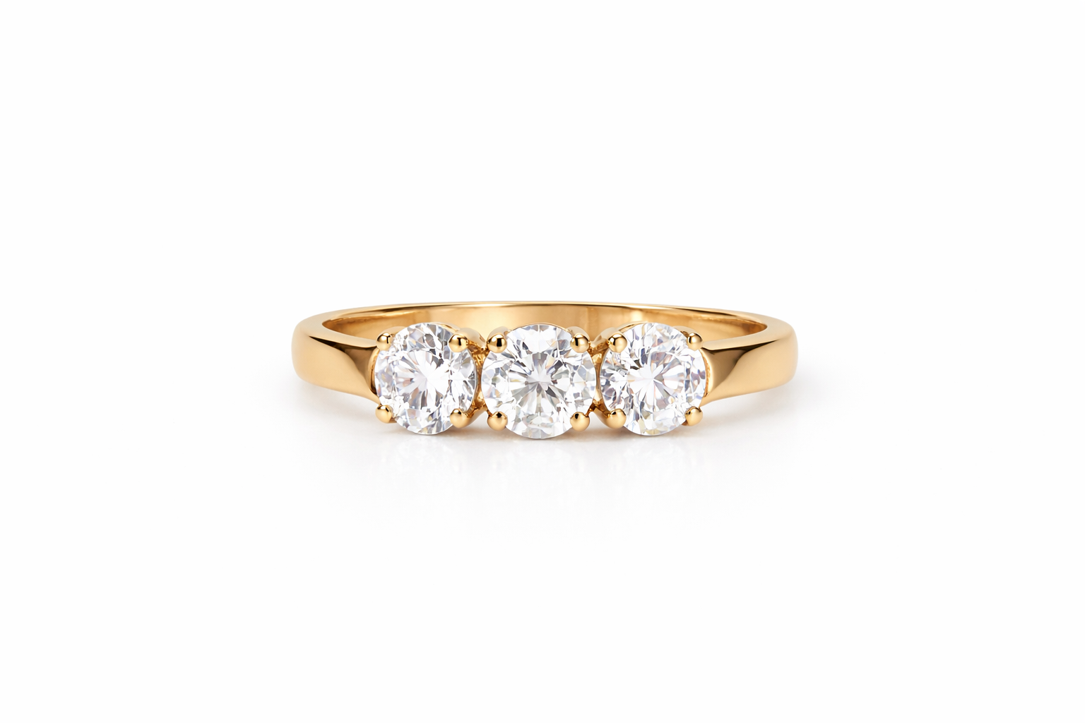 Anello Trilogy da Donna in oro 18kt TIZIANO TIZ ANOR 218