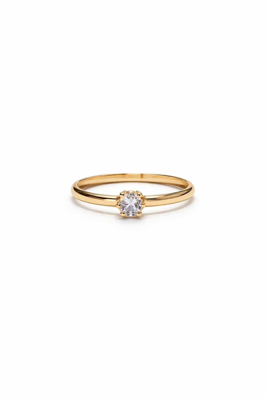 Anello Solitario da Donna in oro 18Kt TIZIANO TIZ ANOR 09