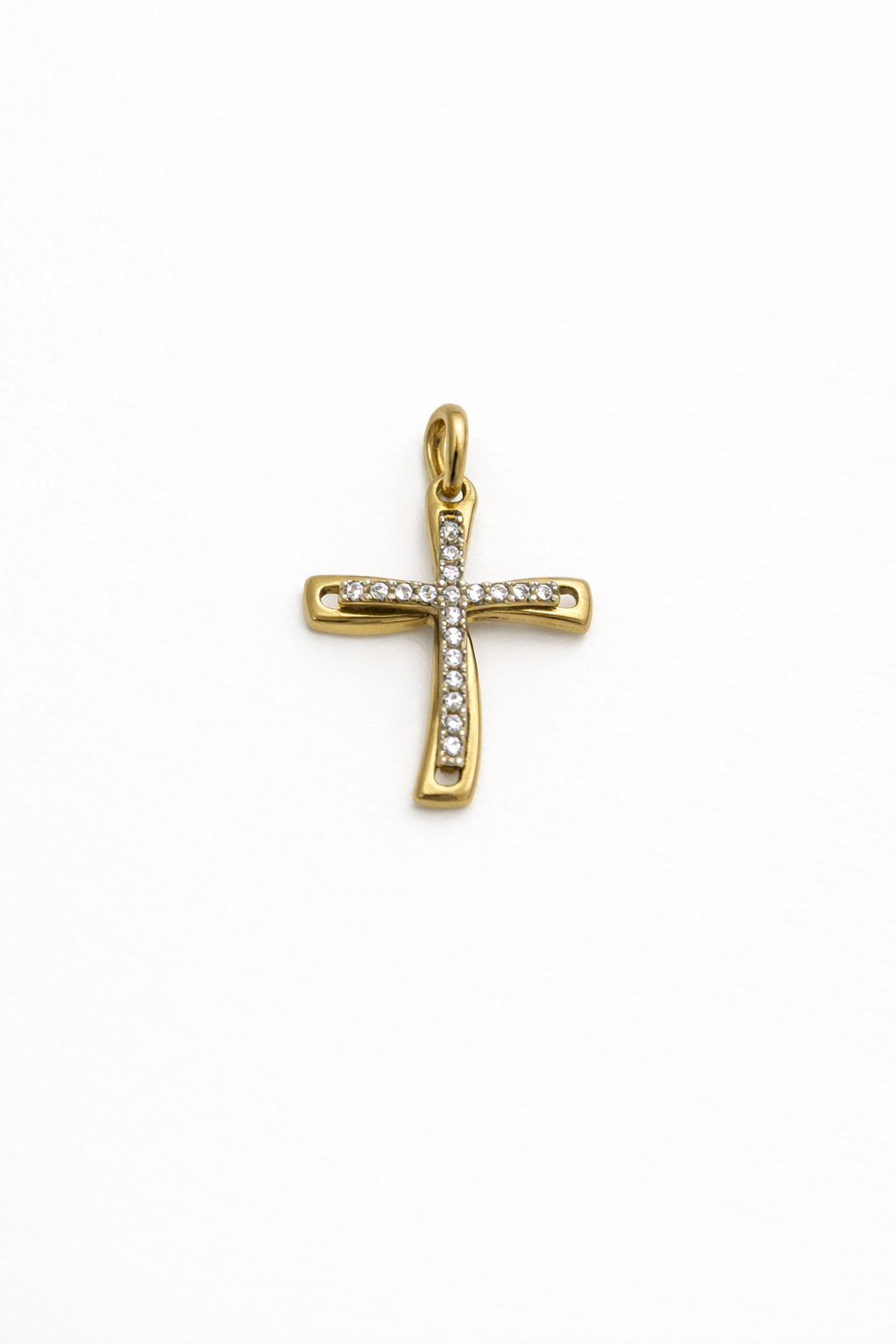 Ciondolo Croce da Donna in oro 18Kt TIZIANO TIZ ORCND 435