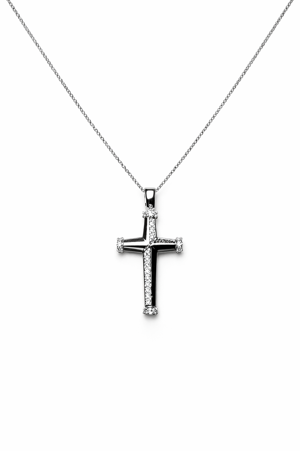 Collana da Uomo in oro 18Kt e diamanti PG GIOIELLI CRU338/2