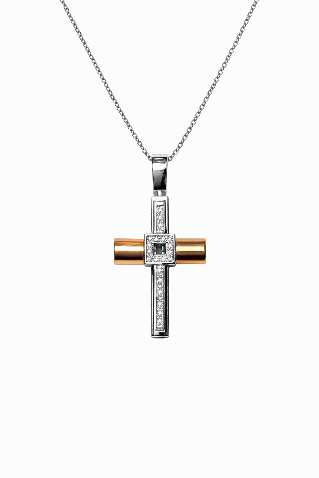 Collana da Uomo in oro 18Kt e diamanti TIZIANO TIZ CL/TI03