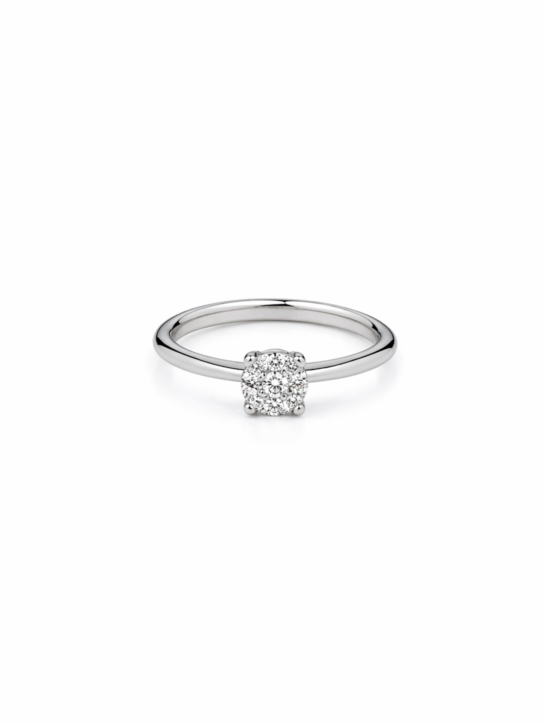 Anello Solitario da Donna in oro 18Kt e diamanti Donna Oro DHAF9334.006