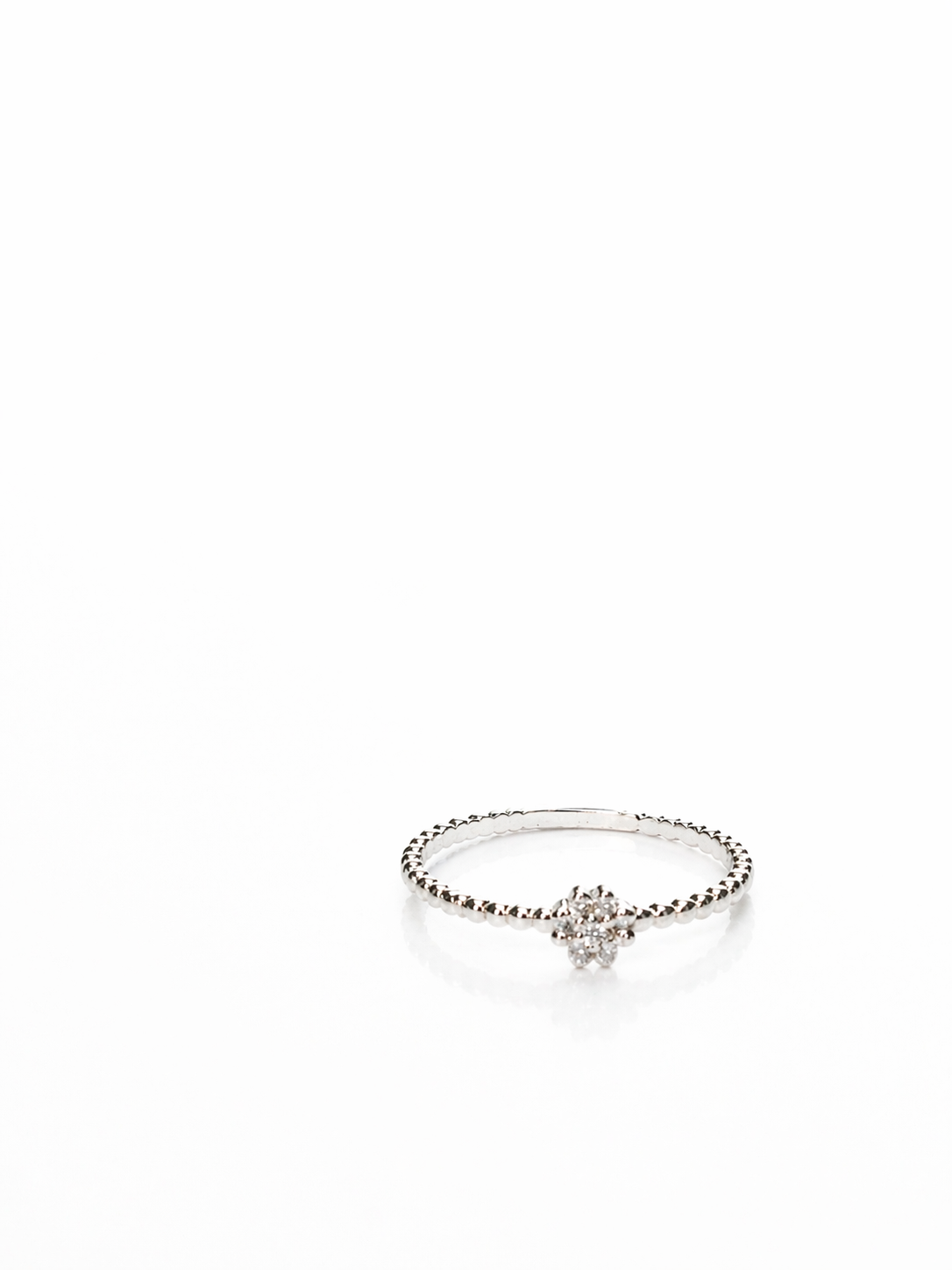 Anello Solitario da Donna in oro 18Kt e diamanti PG ANBUBBLE/2