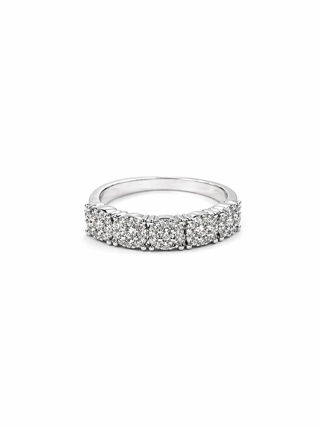 Anello 5 Pietre da Donna in oro 18Kt e diamanti DAVITE&DELUCCHI DD AA 032390