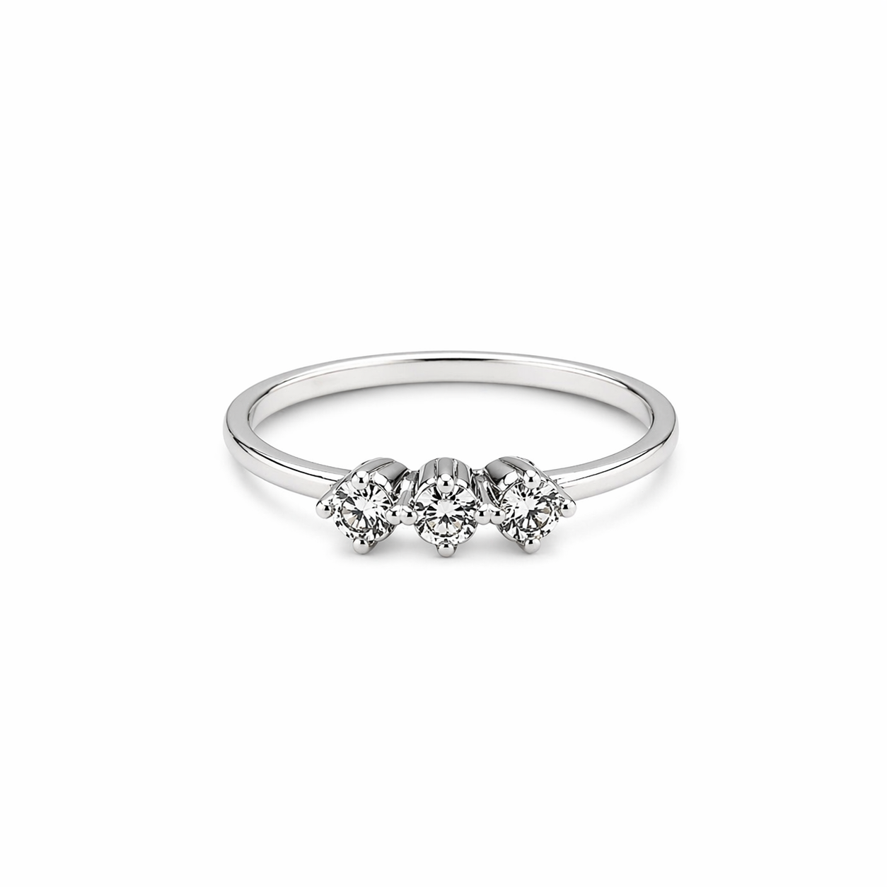 Anello Trilogy da Donna in oro 18kt e diamanti PG GIOIELLI ANT59003/D