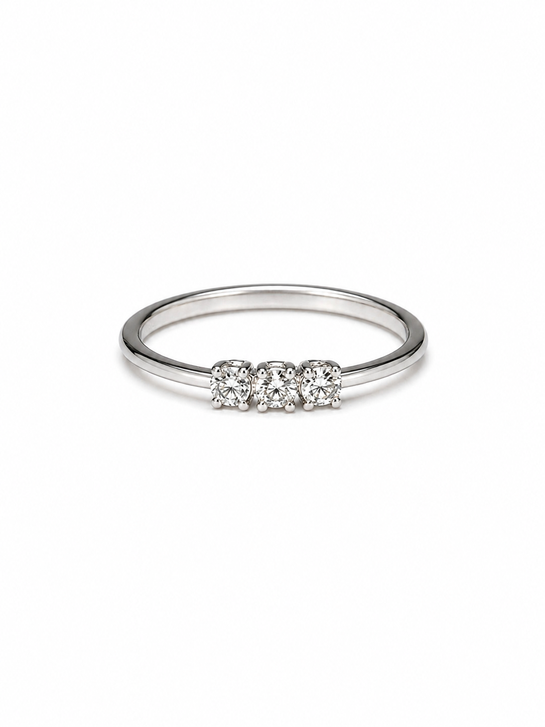 Anello Trilogy da Donna in oro 18Kt e diamanti DAVITE&DELUCCHI DD AA 032164/18
