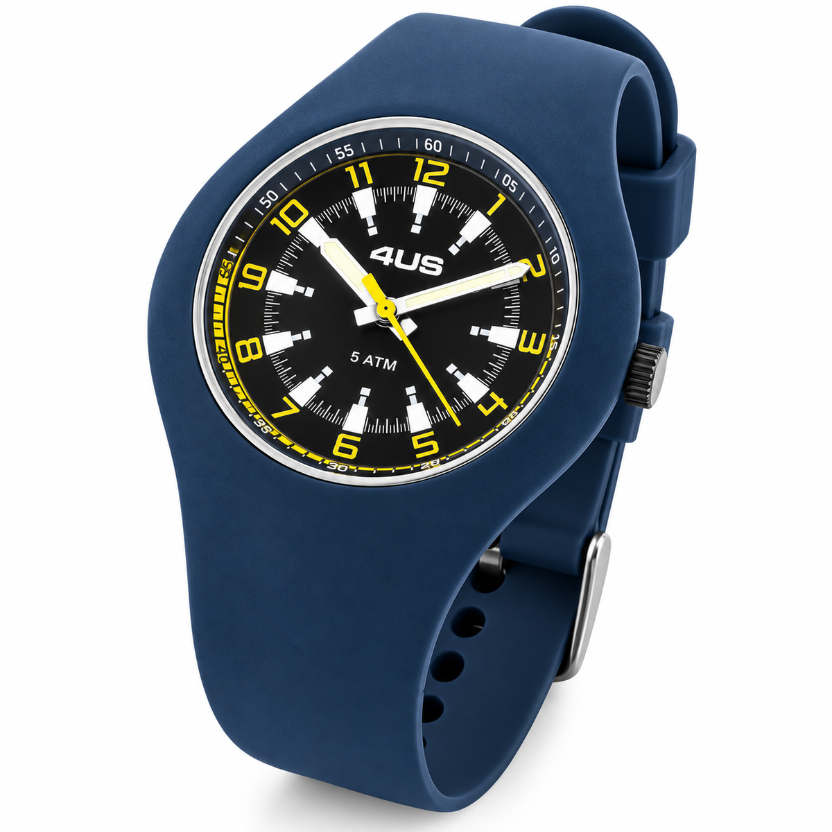 Paciotti 4US T4RB439 Herrenuhr mit Silikonarmband
