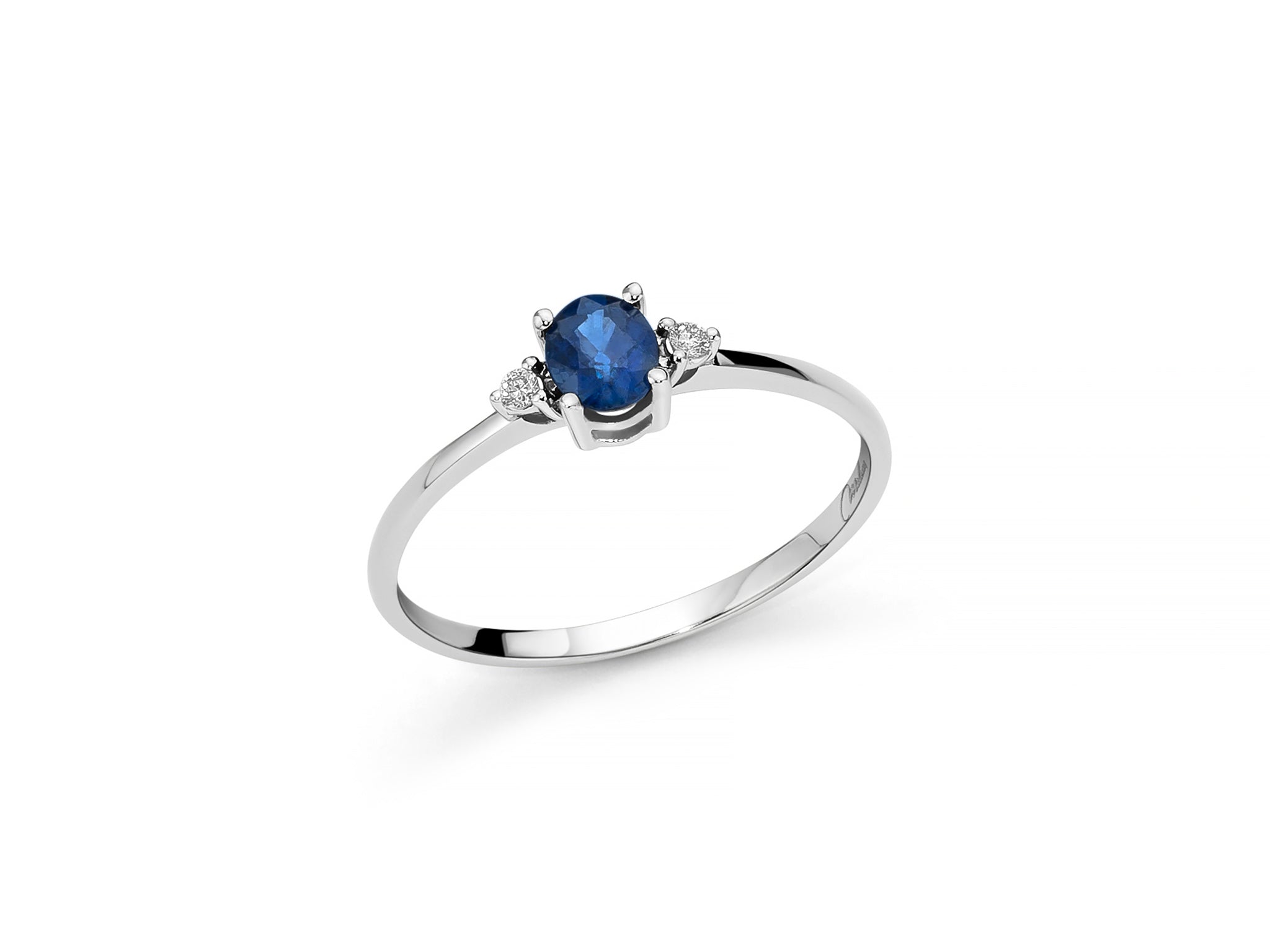 ANELLO DA DONNA MILUNA CON ZAFFIRO E DIAMANTI MIL LID3670