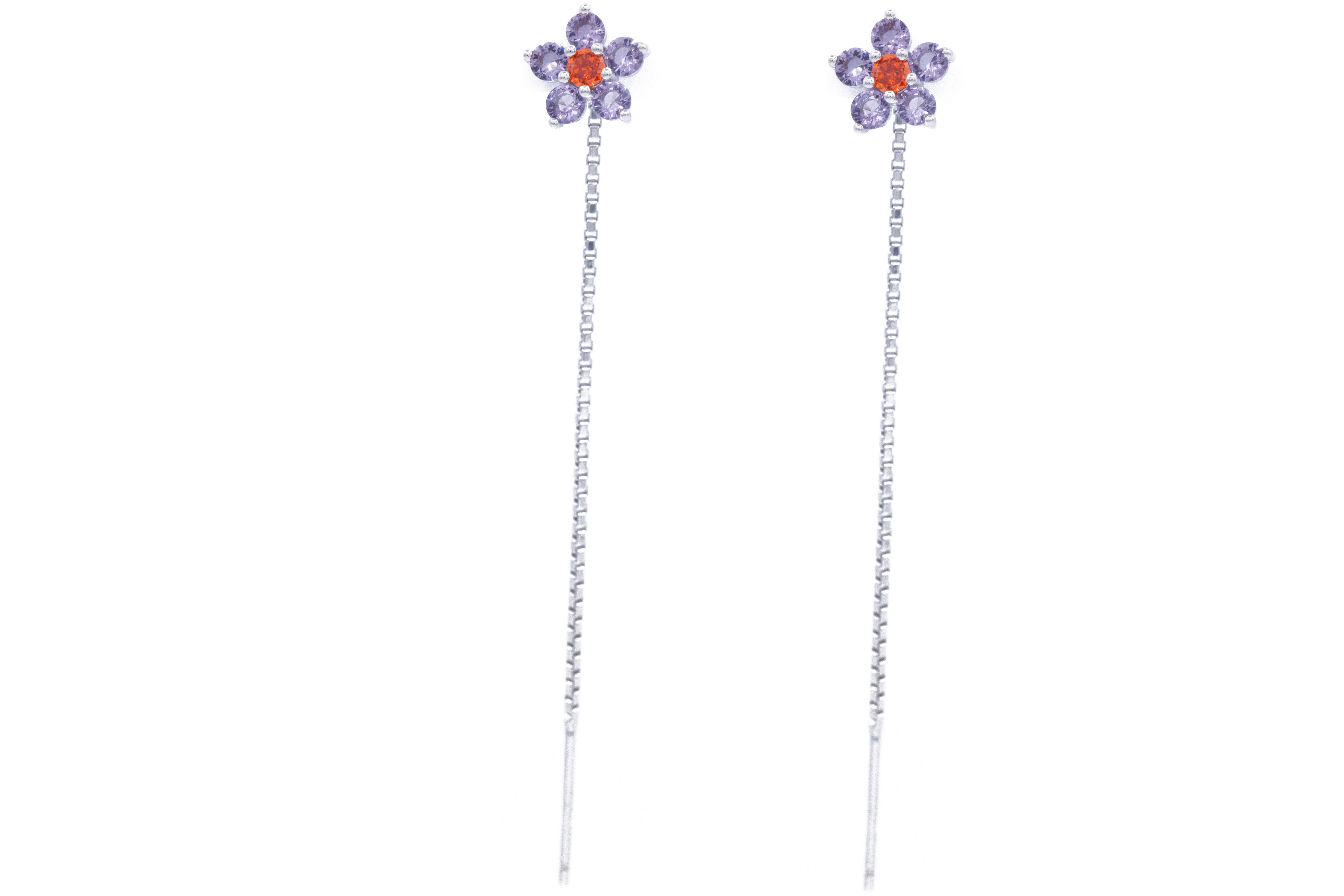 Mono-Orecchino da Donna Flora Drop in Argento 925 TIZ DROP 44
