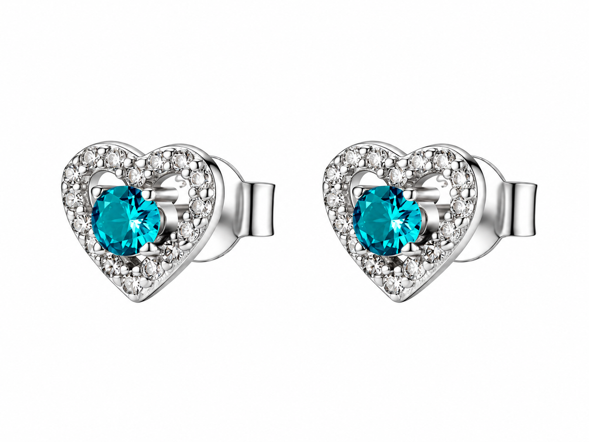 Orecchini da Donna con cuore e cubic zirconia in Argento 925 Brosway BROS FAG24