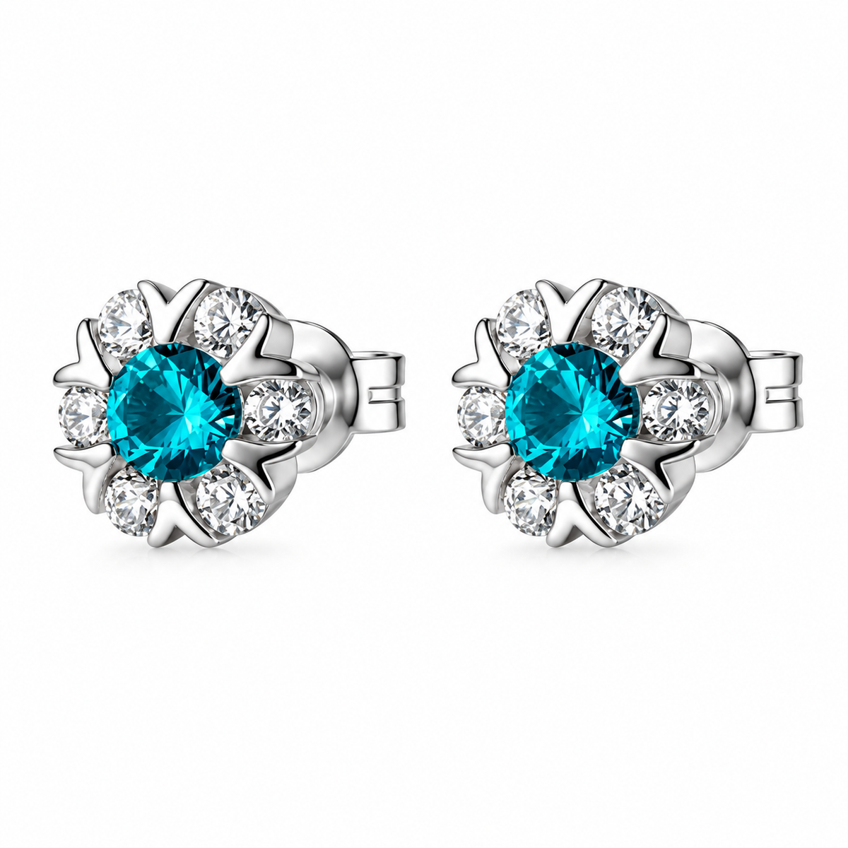 Orecchini da Donna con fiore e cubic zirconia in Argento 925 Brosway BROS FAG25