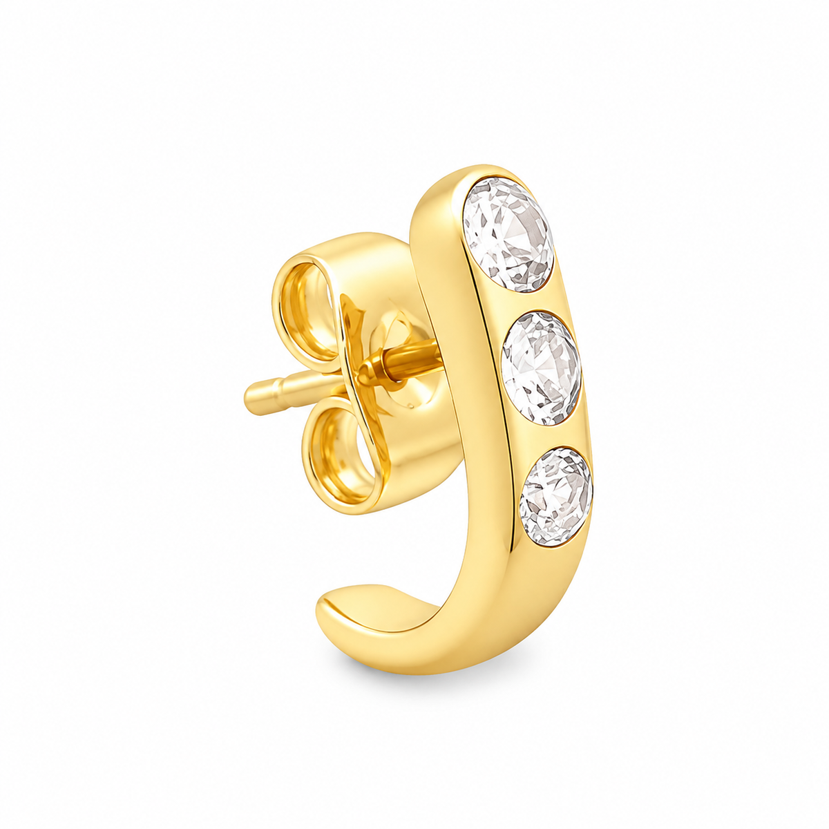 Mono orecchino da Donna Triple Zirconia Mini in Argento 925 collezione Alma Rue de Mille RDM OR-039 M4 AU