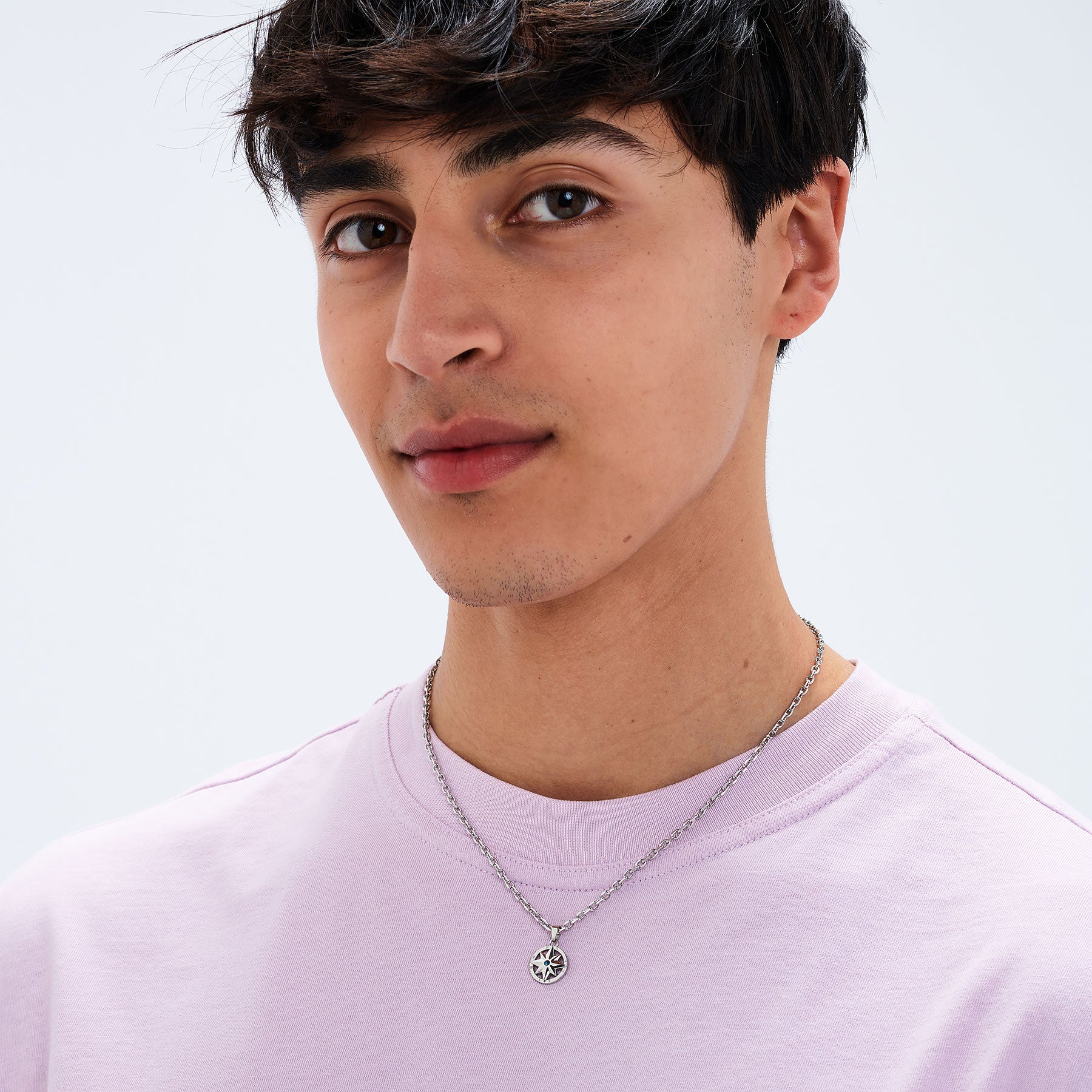 Collana NAUTIKA Rosa dei Venti da Uomo SAG SNK04