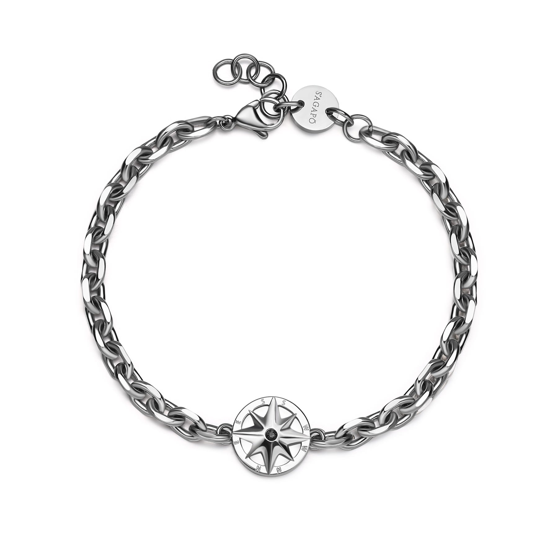 Bracciale NAUTIKA Rosa dei Venti da Uomo SAG SNK17