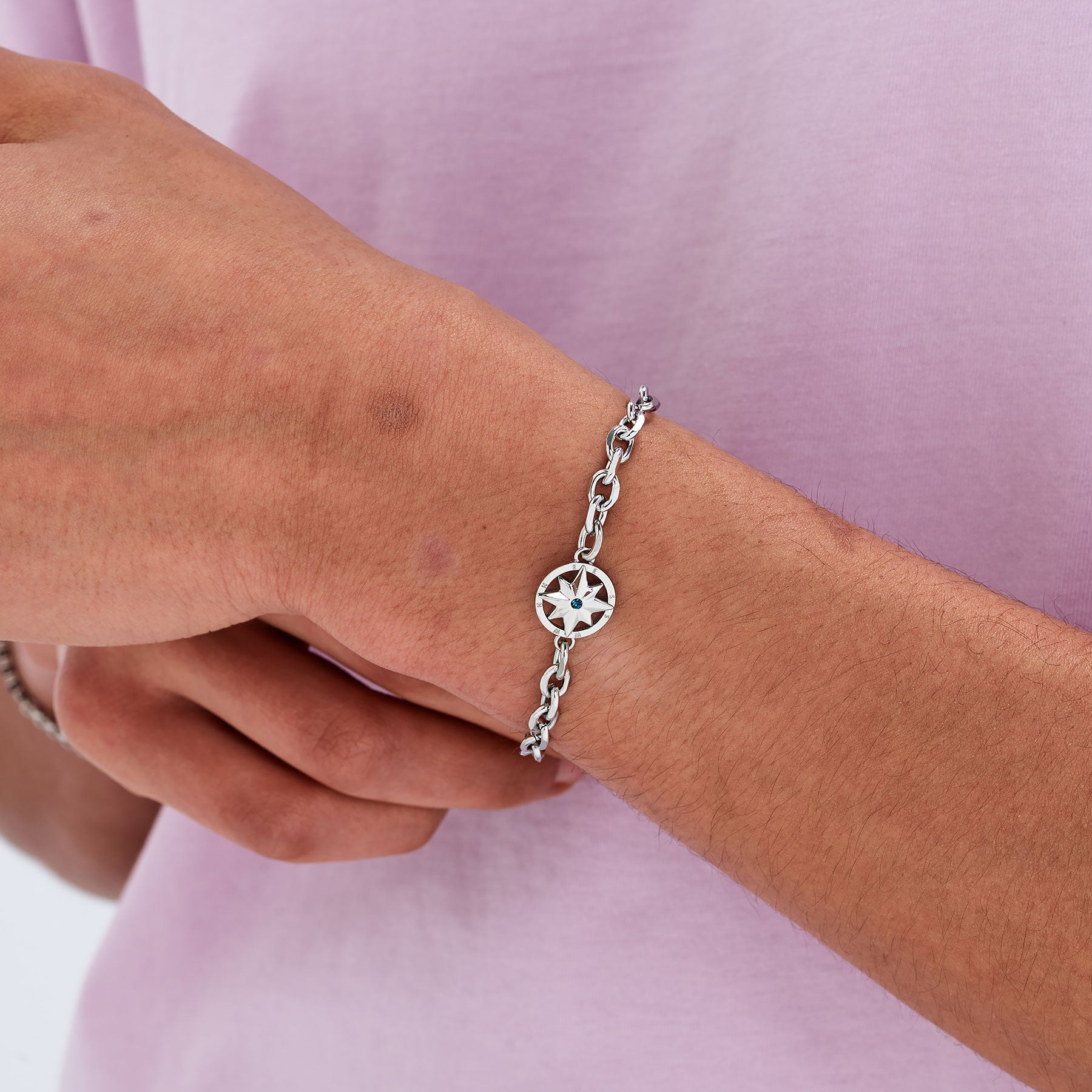 Bracciale NAUTIKA Rosa dei Venti da Uomo SAG SNK17
