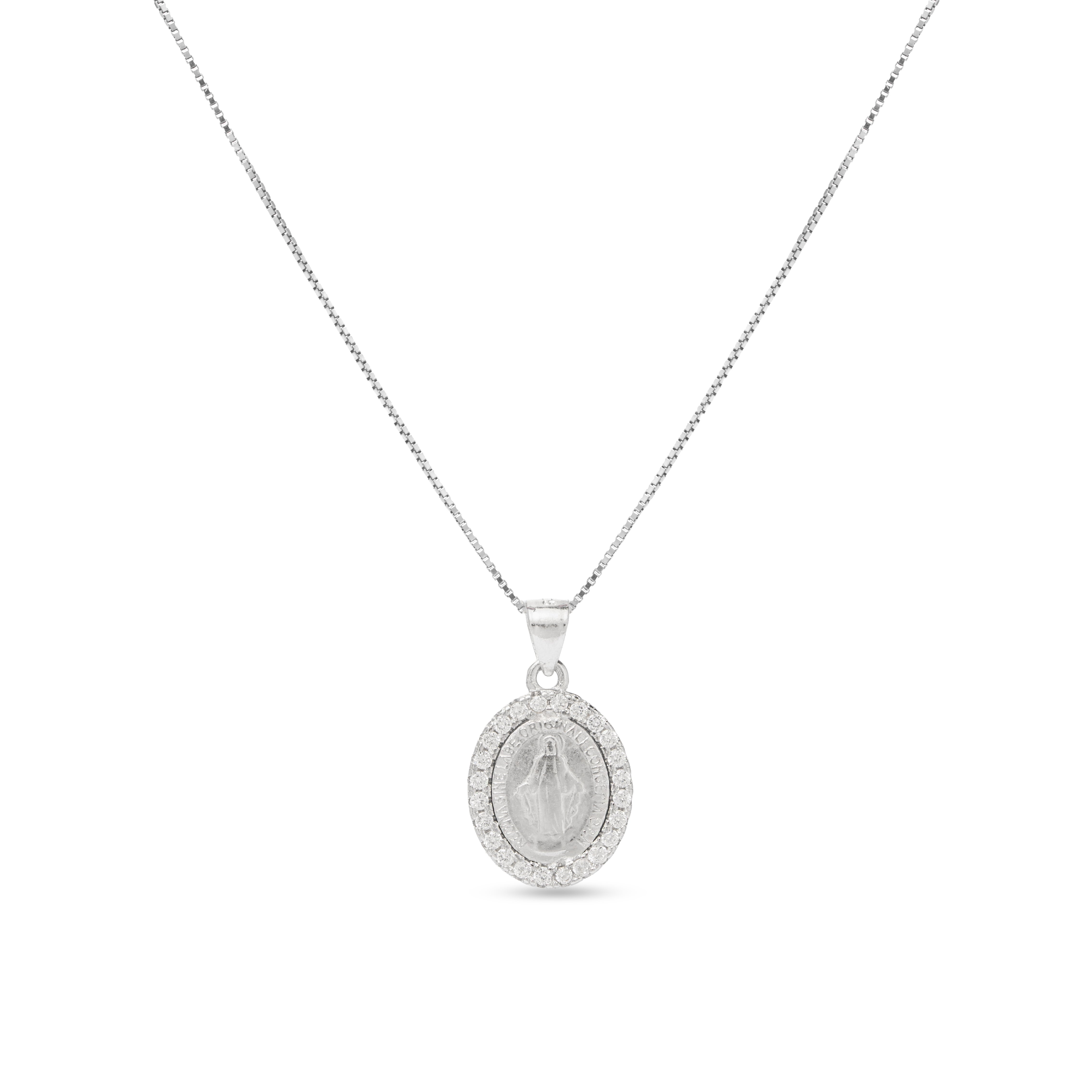 Collana Protezione da Donna in Argento 925 e Zirconi TIZ AGCND 31
