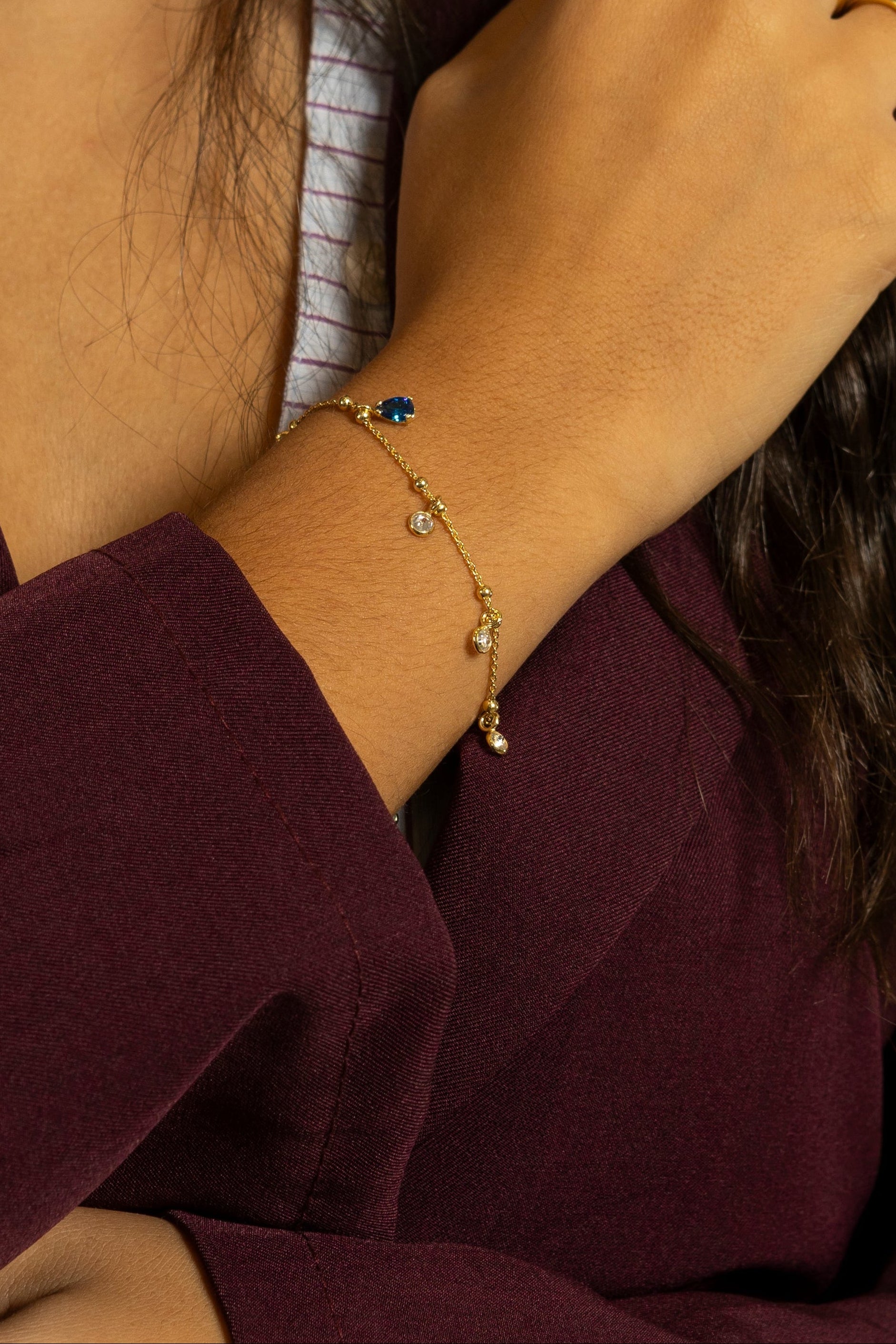 Bracciale da Donna Blue Vibe in Argento 925 TIZ DROP 30