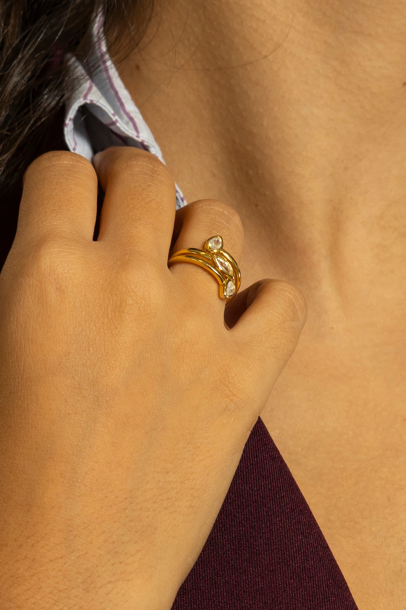 Anello da Donna TriLuce in Argento 925 TIZ DROP 18