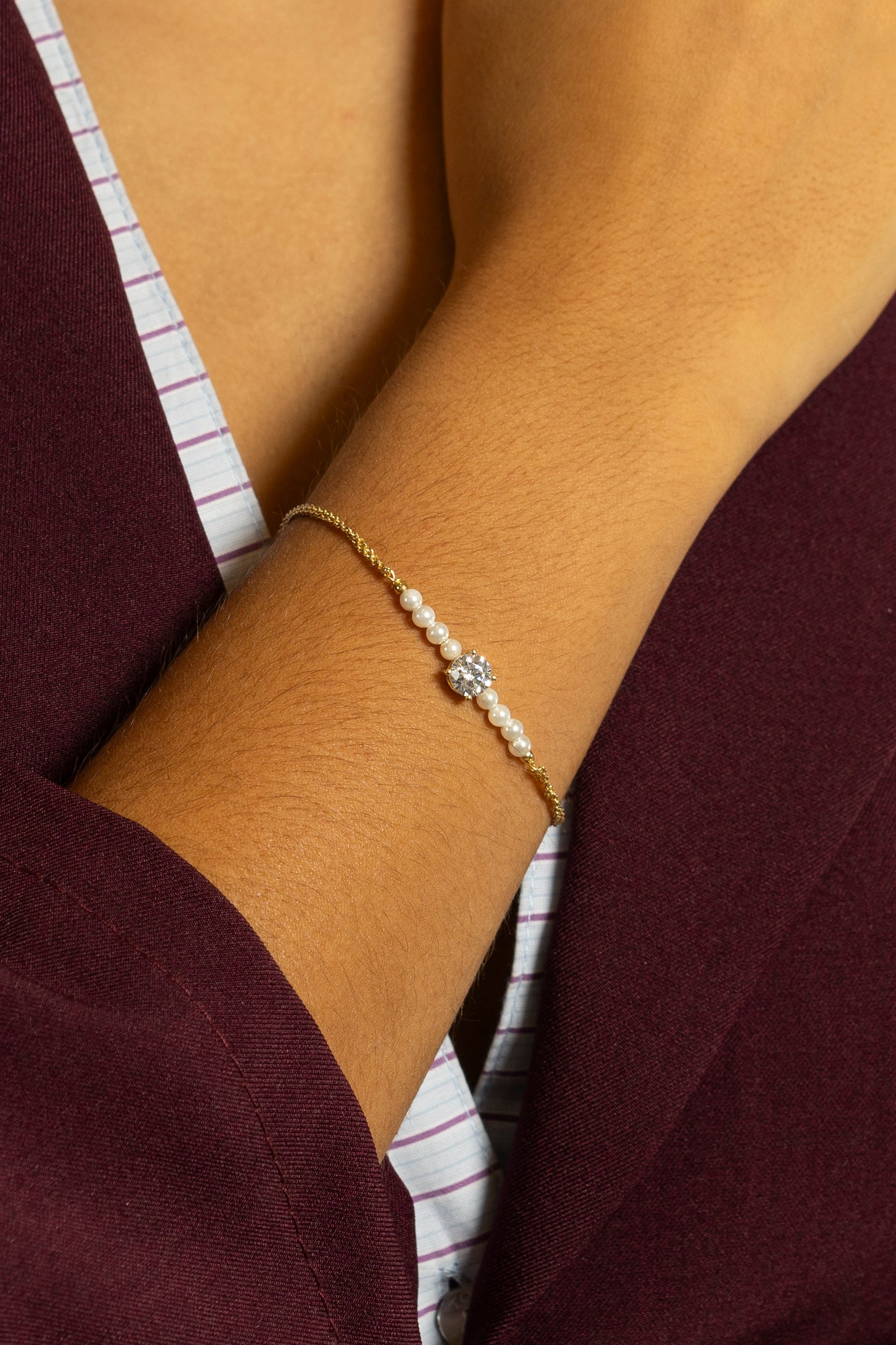 Bracciale da Donna Glow Pearl in Argento 925 TIZ DROP 29