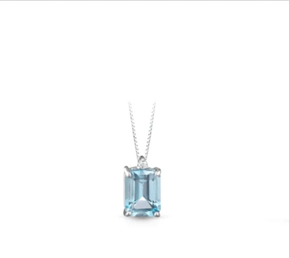 Collana da Donna con Topazio e Diamanti PG Gioielli