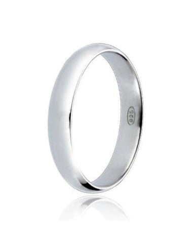 Anello Fede 3gr in Argento 925 Rodiato Tiziano TIZ FEDIN 14