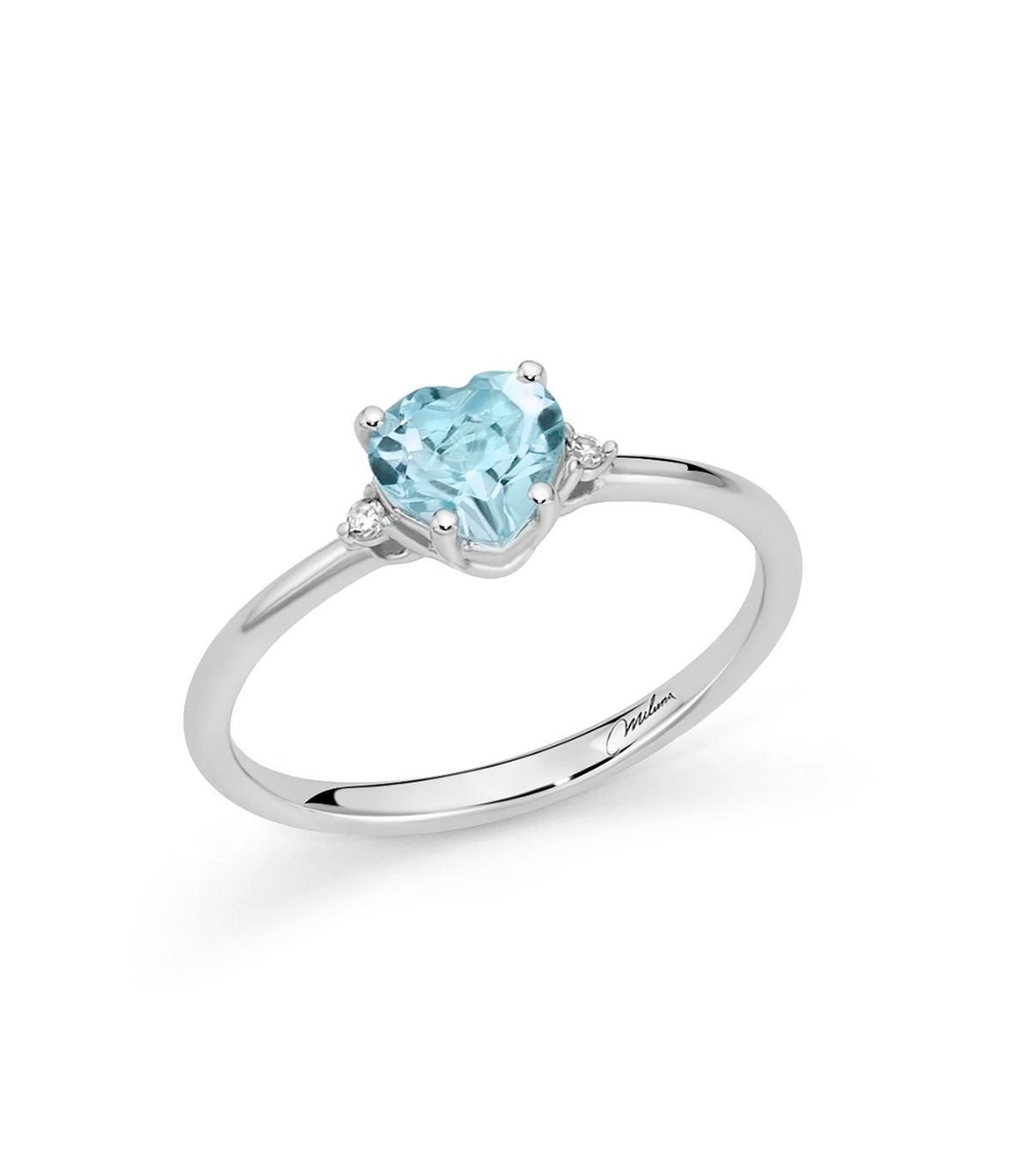 Anello Miluna Topazio e Diamanti Oro Bianco 9kt Miluna MIL LID3748X