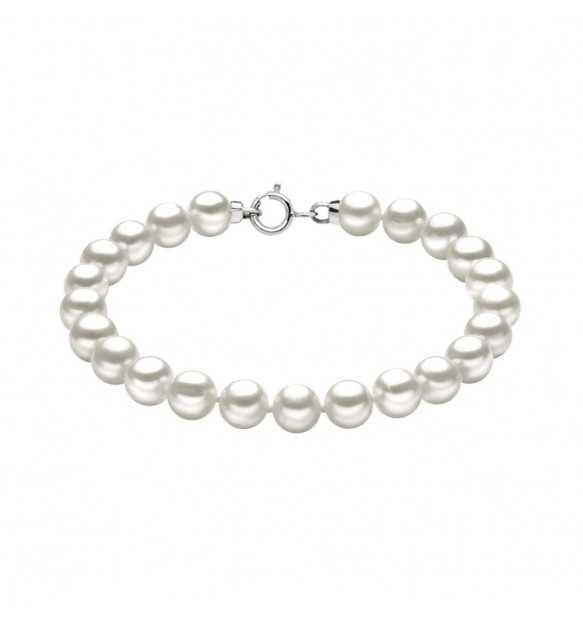 Bracciale da Donna Filo Perle Acquadolce in Oro Comete BRQ111AM