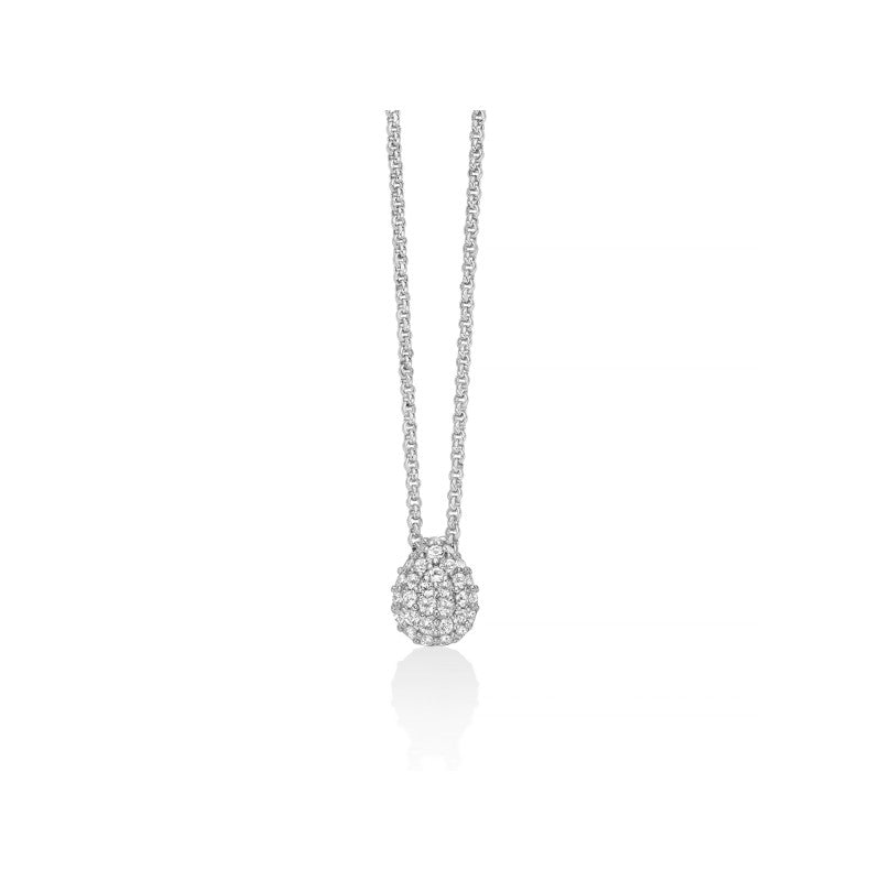 Collana da Donna Giochi di Luce con pendente a Goccia Piccolo in Argento 925 Miluna MIL CLD5081