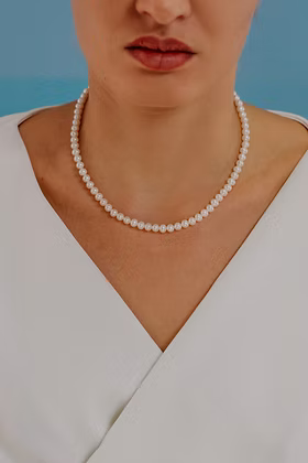 Collana Filo Perle in Oro Acquadolce Comete FWQ 103 S