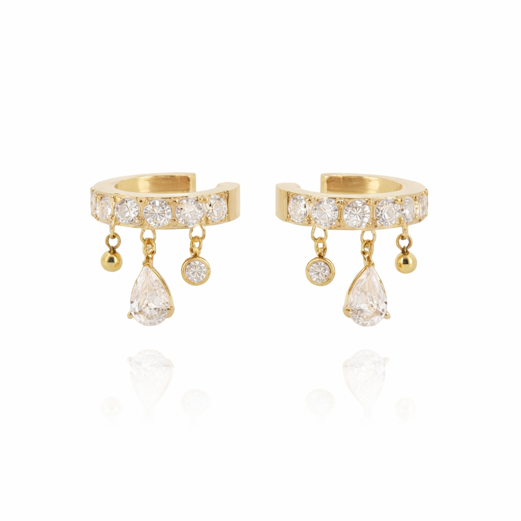 EarCuff da donna Casalini in Acciaio ZAG ZAG SEK27678-01WHT