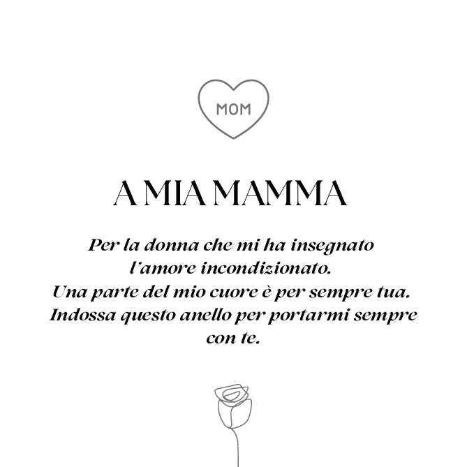Anello "Amore Eterno" – Il Regalo Perfetto per la Mamma