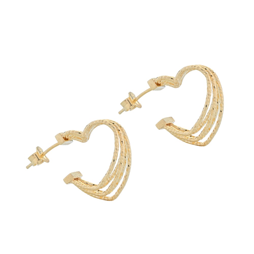 Orecchini da Donna Cuori di Luce in Argento Marcello Pane MP ORPV 013