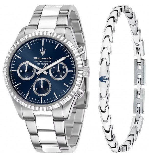 Set da Uomo Orologio Competizione e Bracciale Maserati MAS R8853100047