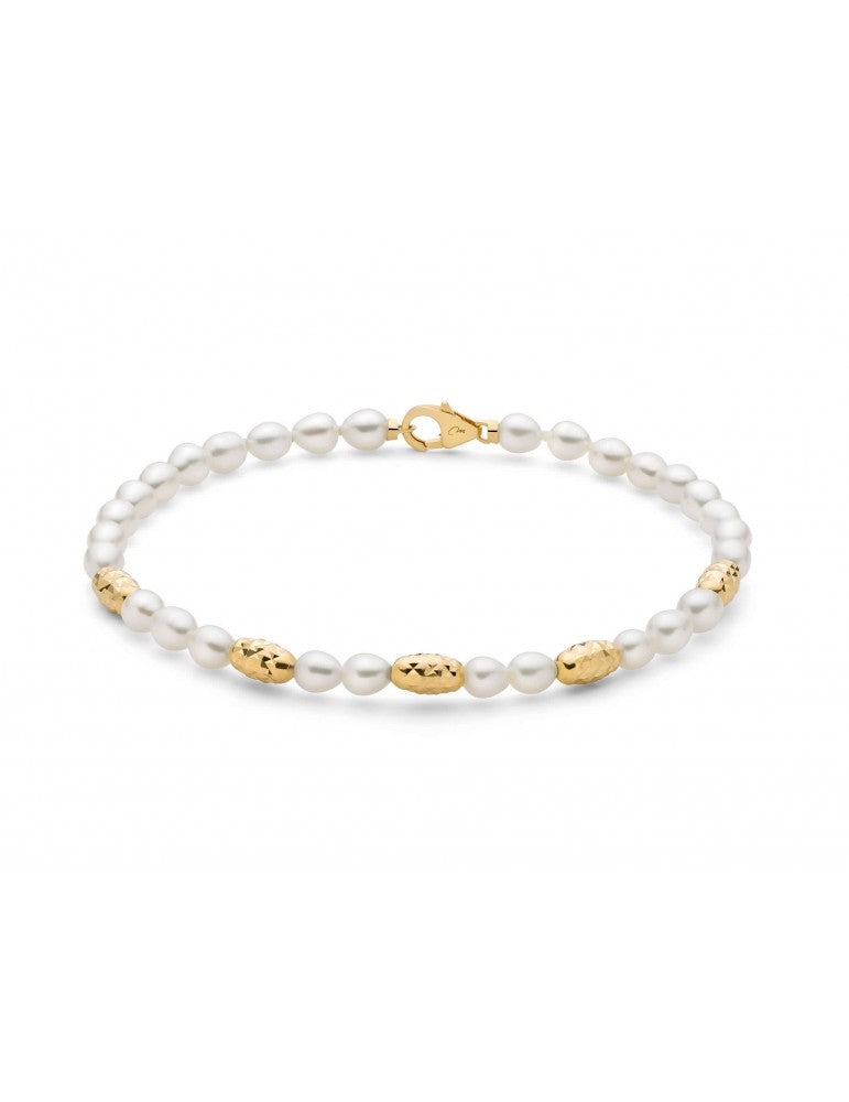 Bracciale da Donna Miluna in Argento E Perle MIL PBR3634G