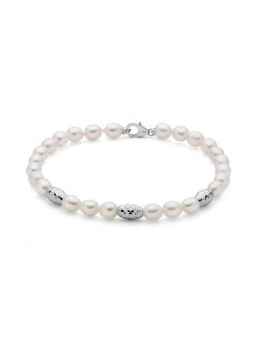 Bracciale da Donna In Argento E Perle MIL PBR3639B