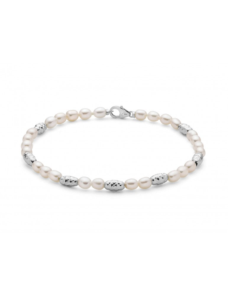 Bracciale da Donna In Argento E Perle MIL PBR3642B