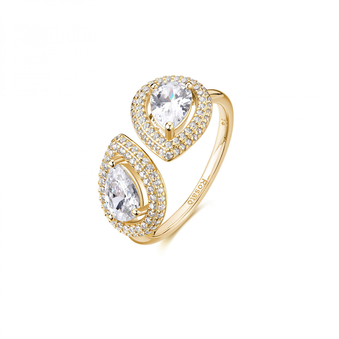 Anello da Donna Aperto Anna in Argento Rosato ROS RZAN34